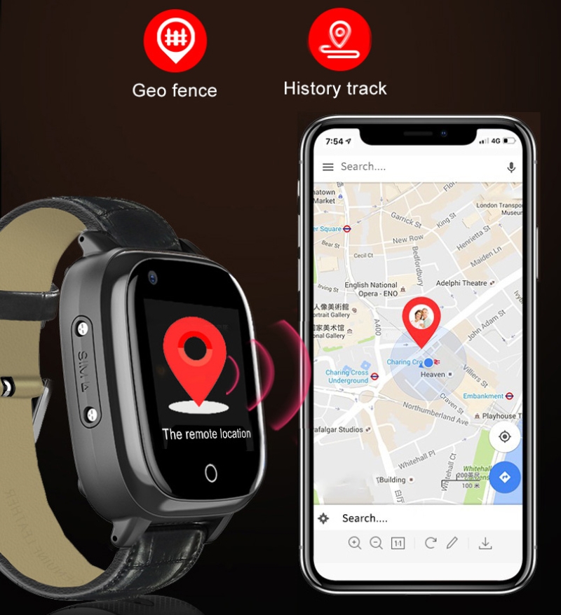 Fall Detection Watch - Elderly Smart Watch For Old People