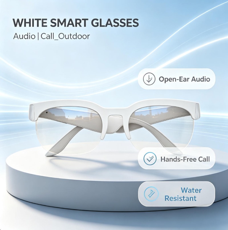 Smart Glasses Lens - Real-Time Translation Open Ear Bluetooth Smart