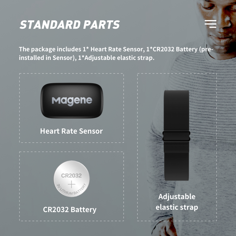 Magene H64 Heart Rate Monitor  - Breath Rate Monitor ulasan dan harga