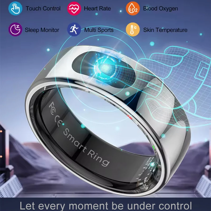 Smart Ring with Charging Case  - Temperature Ring Skin ulasan dan harga