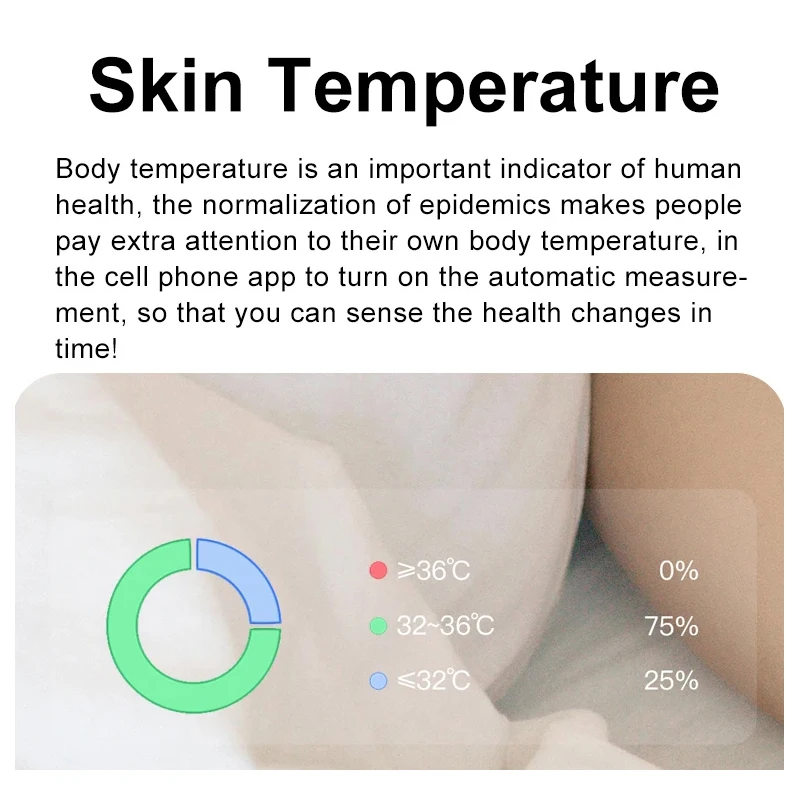 Smart Ring with Charging Case  - Temperature Ring Skin ulasan dan harga