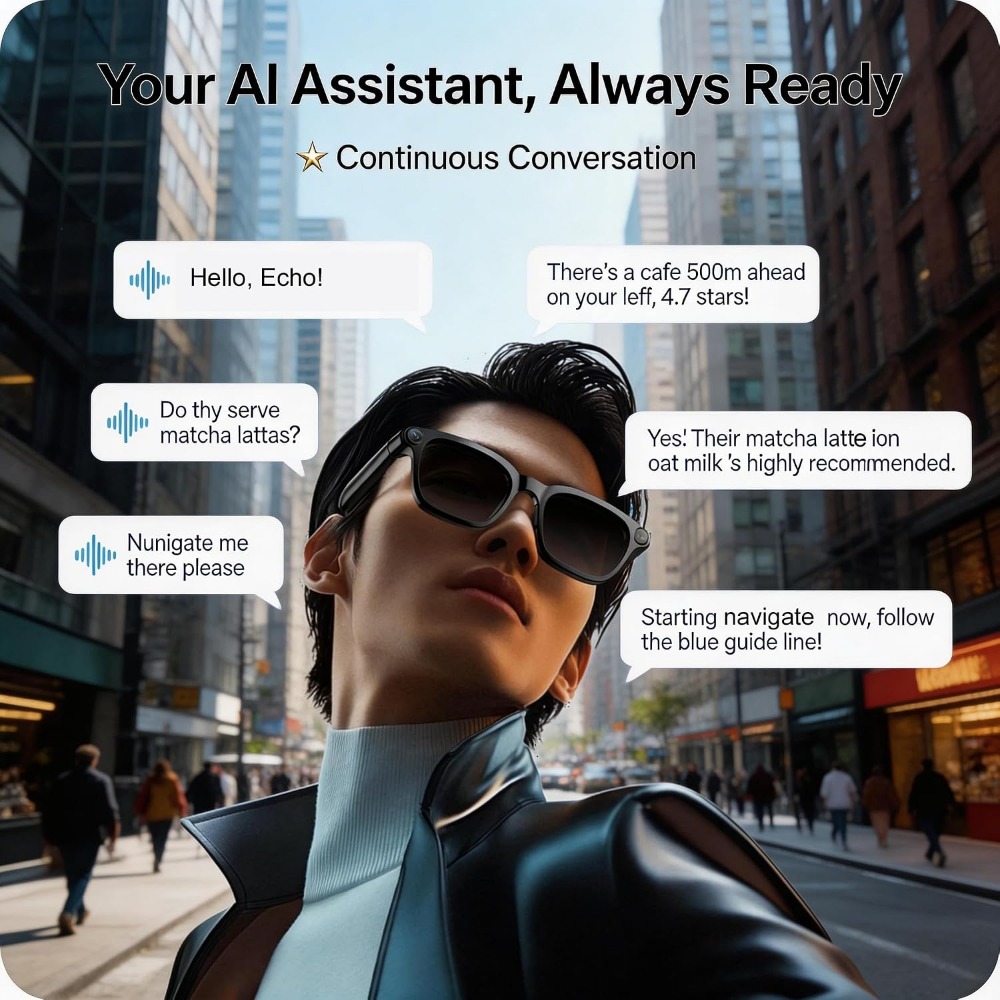 Smart Glasses: 4K Video, Dual  - Smart Glasses Lens ulasan dan harga