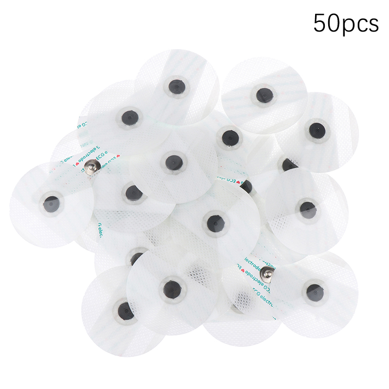 50PCS/Bag Electrode Patch  Dis - Ecg Patch Monitor ulasan dan harga