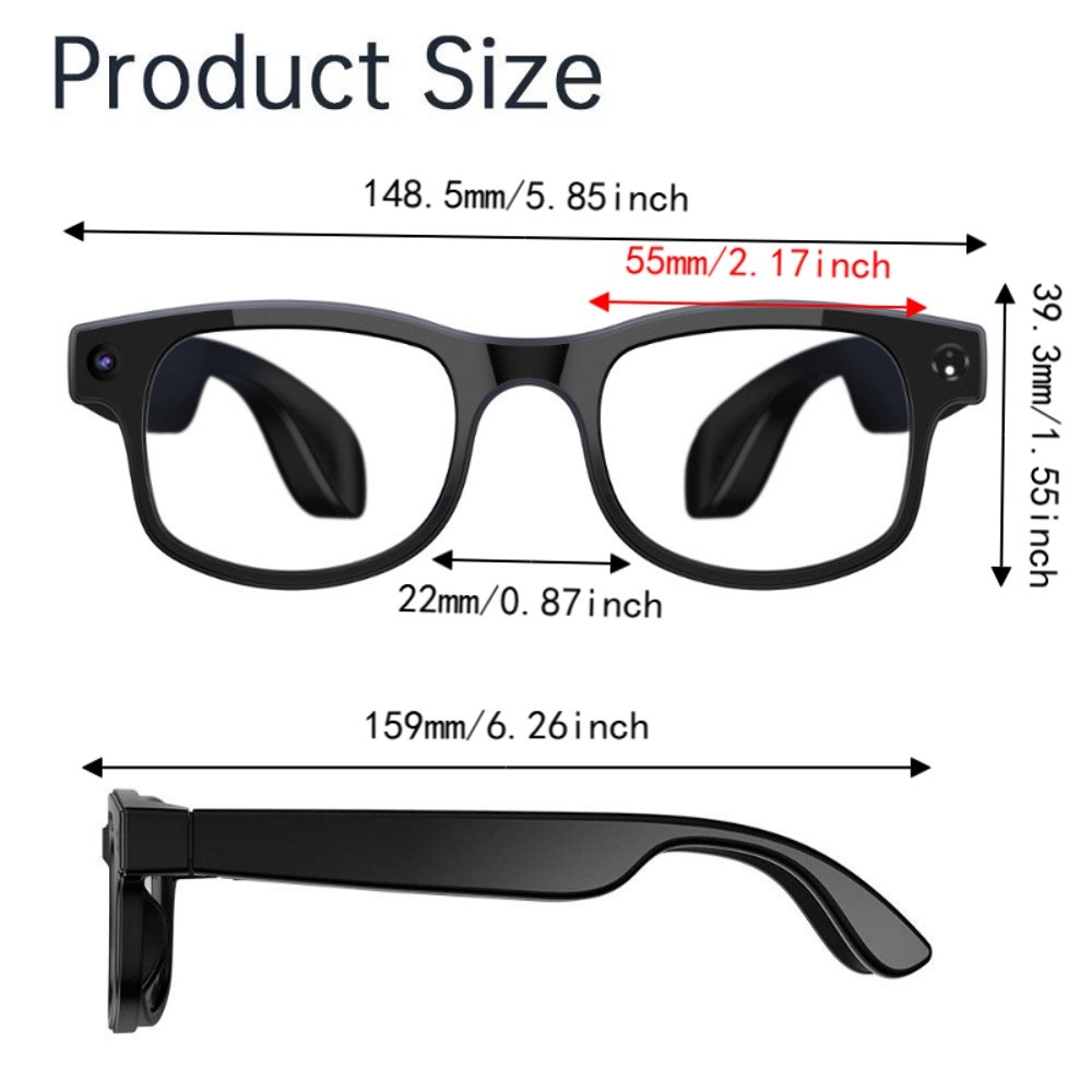 2 in 1 AI Smart Glasses HD Pho - Smart Glasses Lens ulasan dan harga