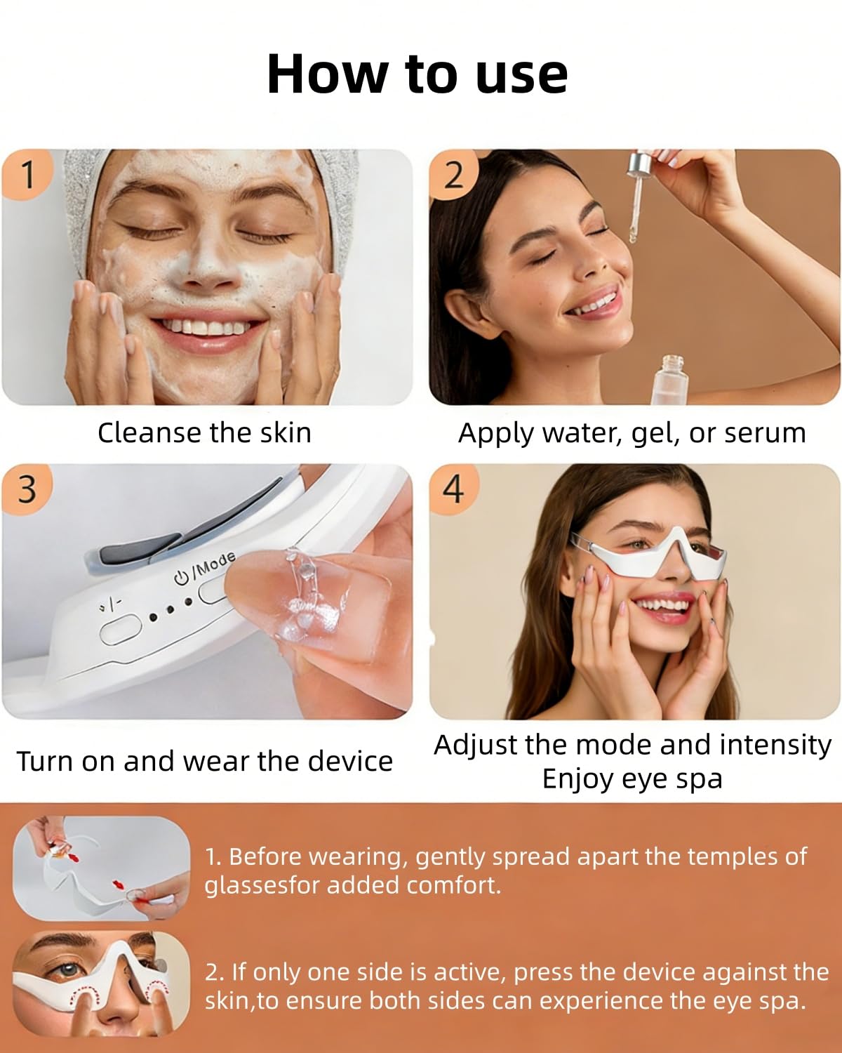 Under Eye Red Light Therapy De - Light Therapy Glasses ulasan dan harga