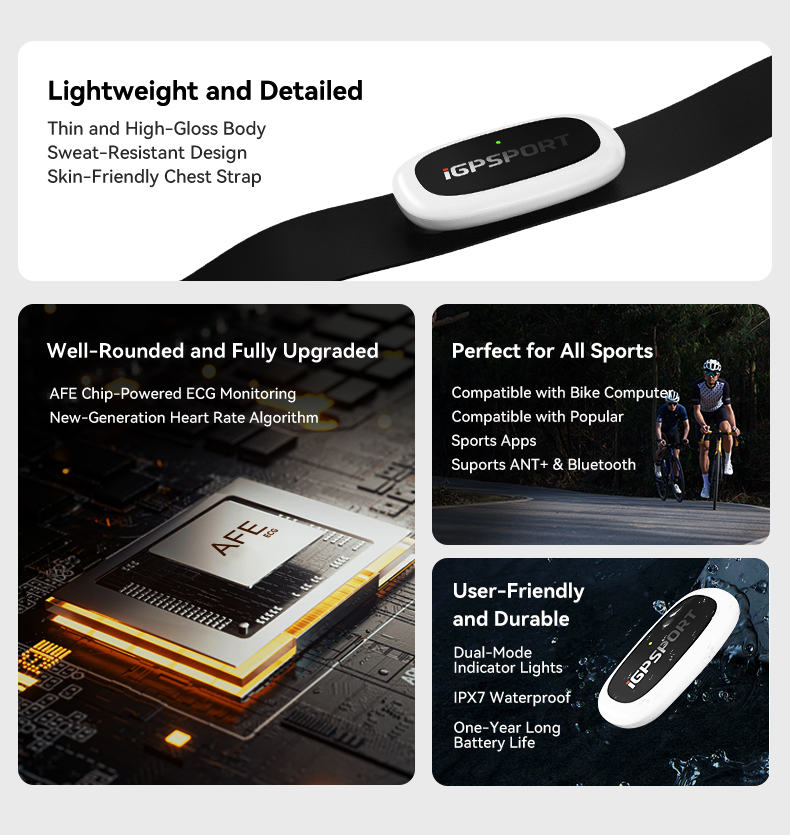 IGPSPORT HR50 Heart Rate Monit - Breath Rate Monitor ulasan dan harga