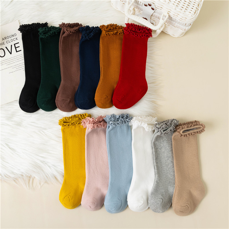 Winter Autumn Baby Girls Ruffl - Baby Sock Oximeter ulasan dan harga
