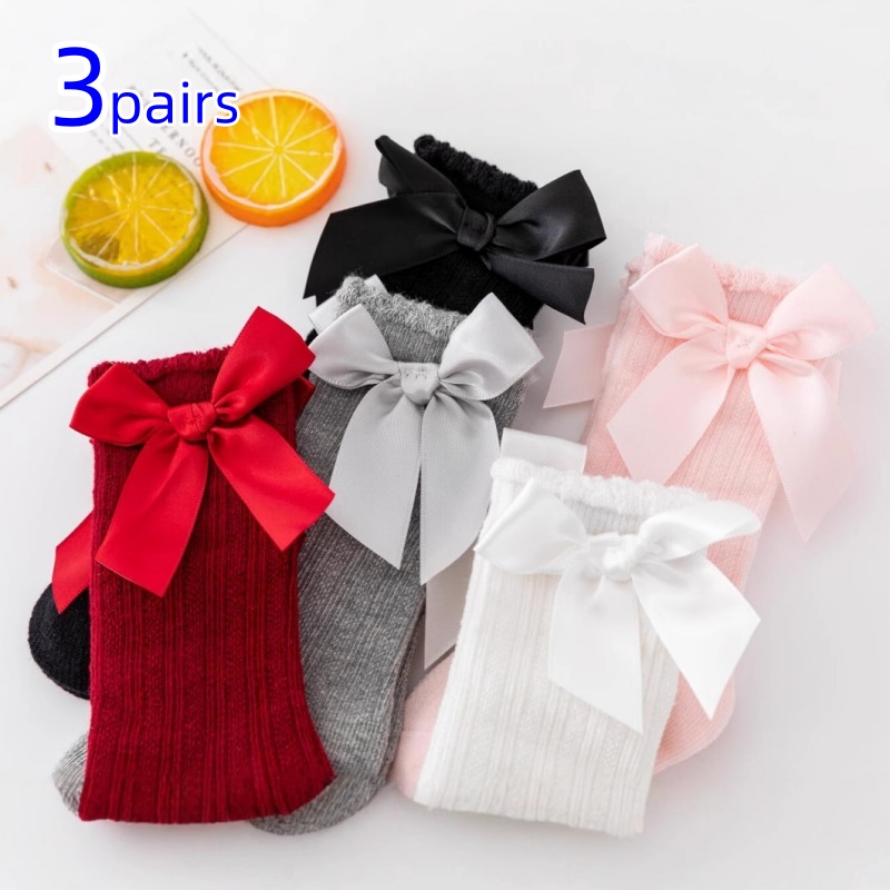 3Pairs/set Baby Girls Socks Bi - Baby Sock Oximeter ulasan dan harga