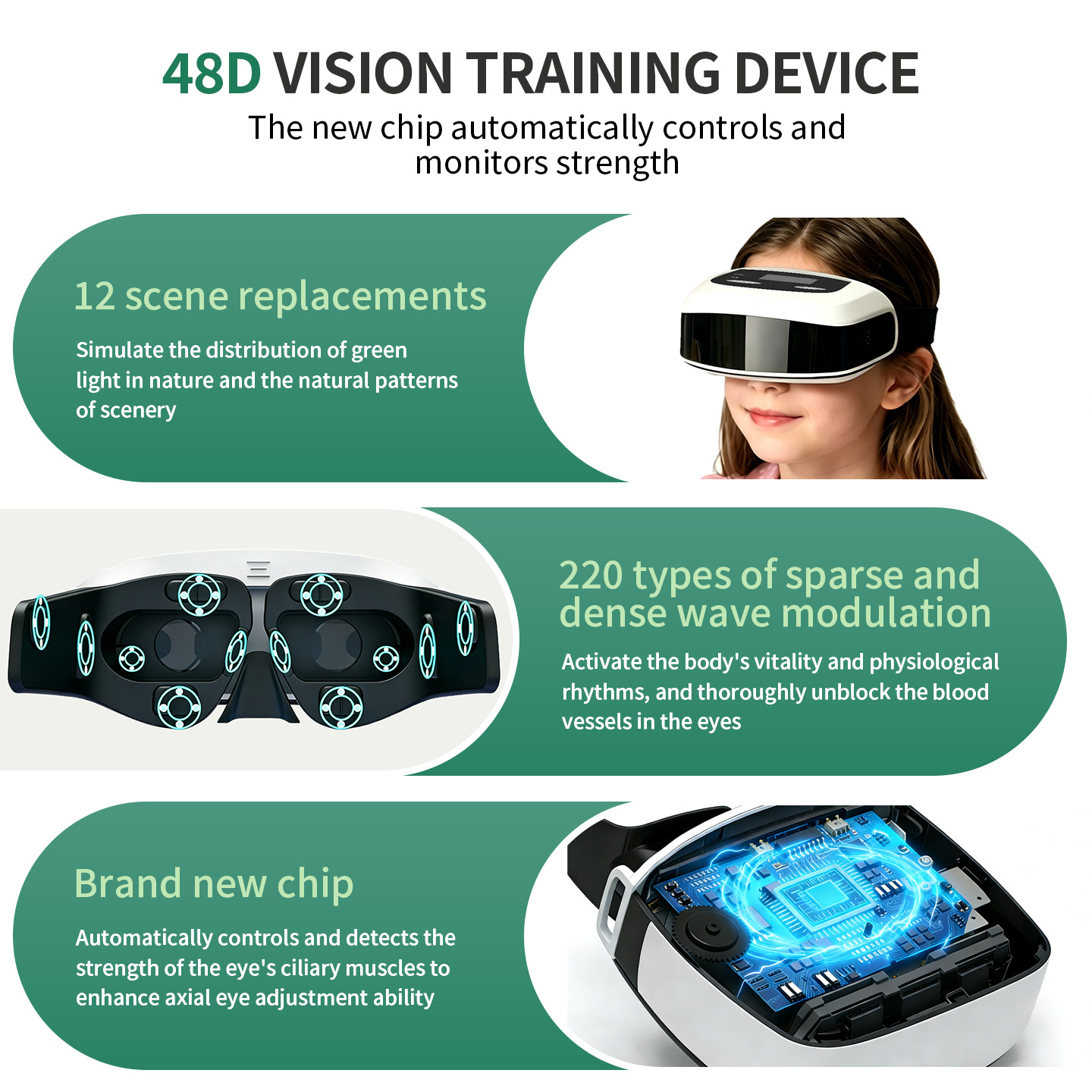 2026 New CE Certified Pulse Ey - Light Therapy Glasses ulasan dan harga