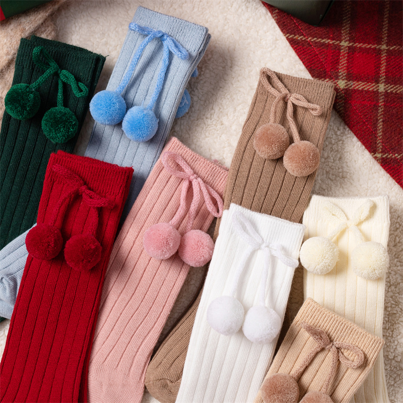 3Pairs/Lot Baby Ball Knee High - Baby Sock Oximeter ulasan dan harga