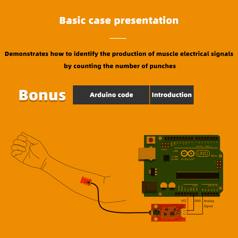 Dry Electrode EMG Sensor Elect - Muscle Sensor Emg ulasan dan harga