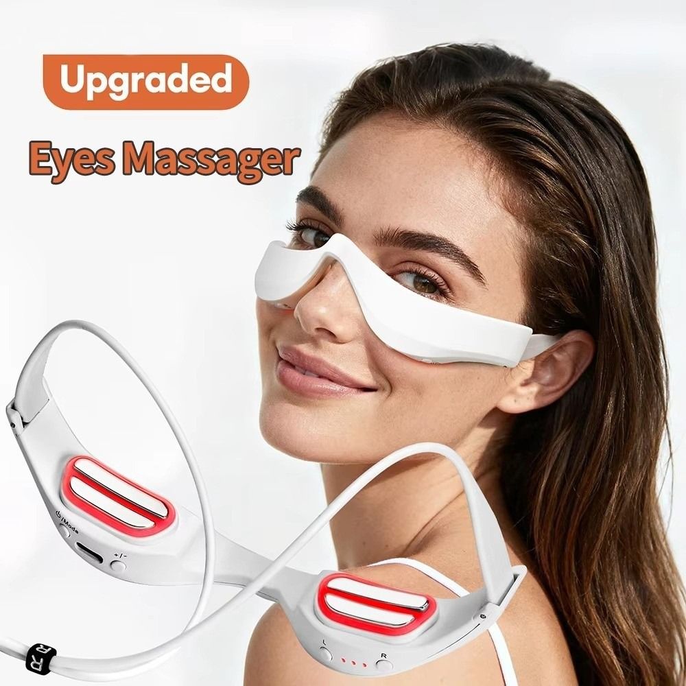 3D Eye Massager Red Light Ther - Light Therapy Glasses ulasan dan harga