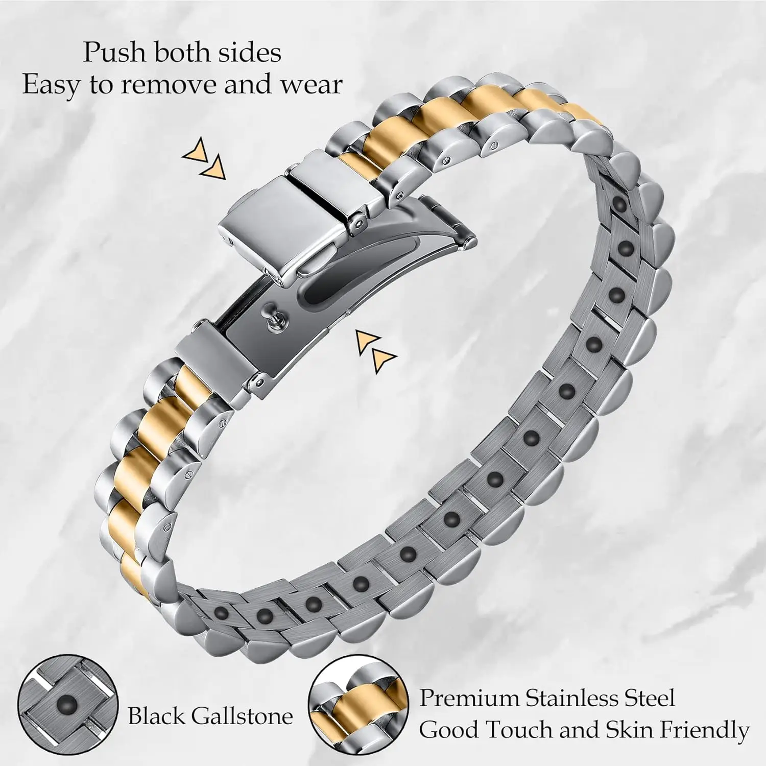 Titanium Steel Hematite Magnet - Meditation Headband Eeg ulasan dan harga