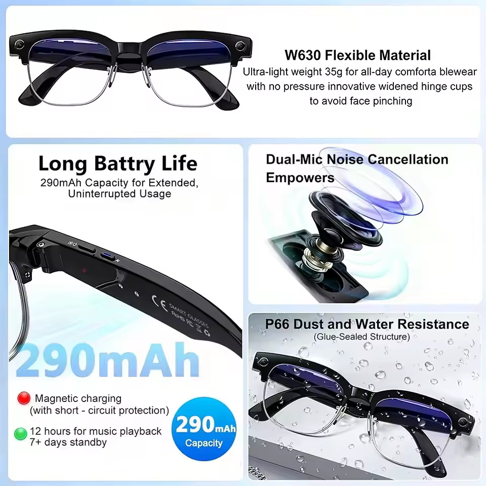 2026 New 8MP Ultra-Wide HD Cam - Smart Glasses Lens ulasan dan harga