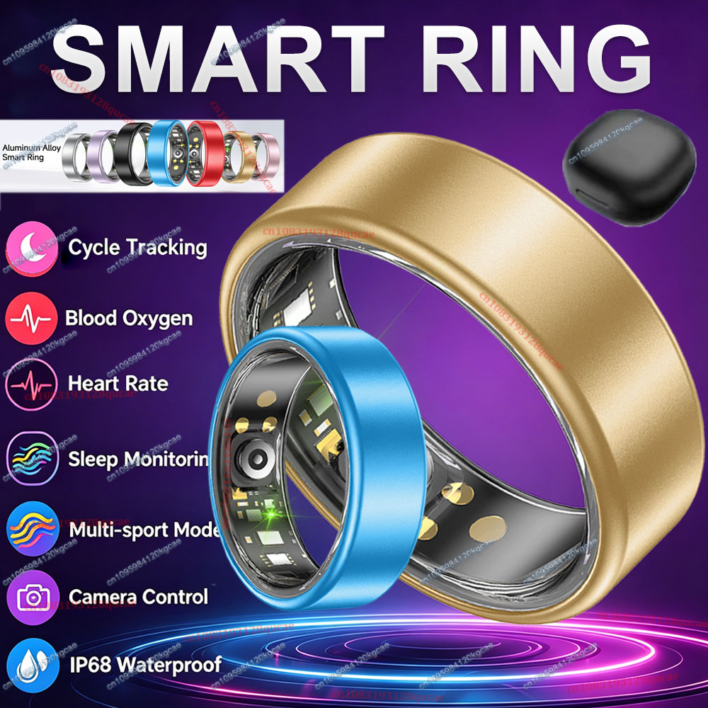 R09 Smart Ring Men Women with  - Temperature Ring Skin ulasan dan harga